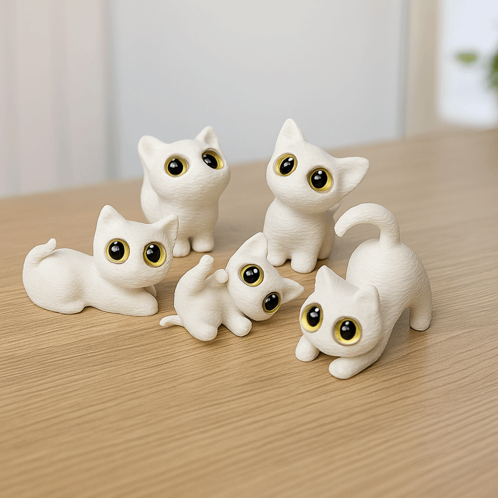 PLA Halloween Cat Anime Figure - 3D Printing Figure recension och pris