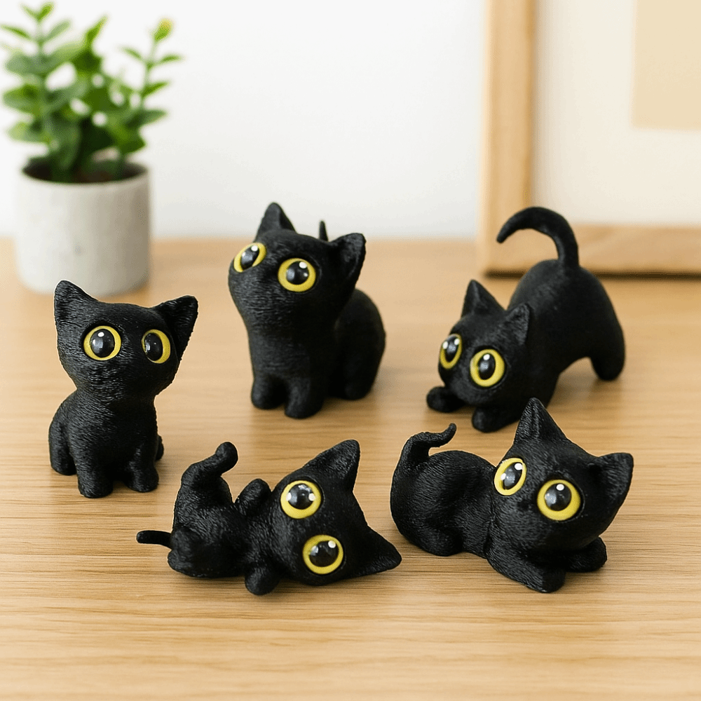 PLA Halloween Cat Anime Figure - 3D Printing Figure recension och pris