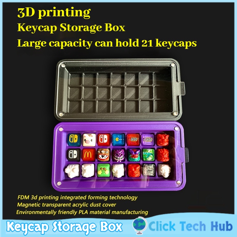 3d Printed Keycap Storage Box  - 3D Printing Keycaps recension och pris