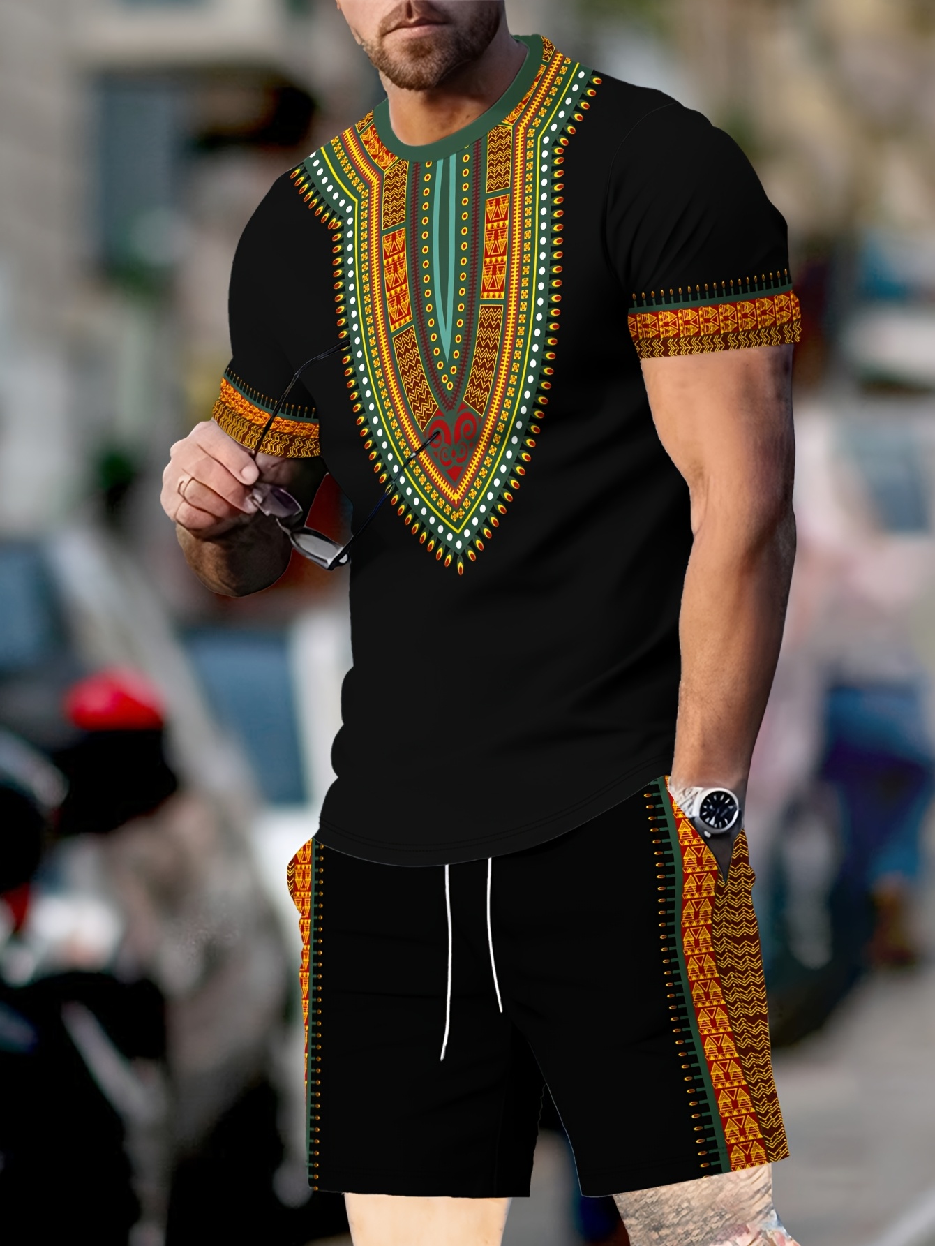 New Men's Suits African Dashik - 3D Printing Service recension och pris