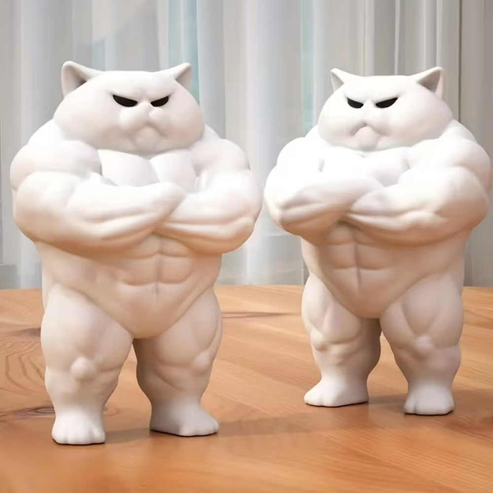 3D Printing Fun Muscle Cat Dec - 3D Printing Enthusiast recension och pris