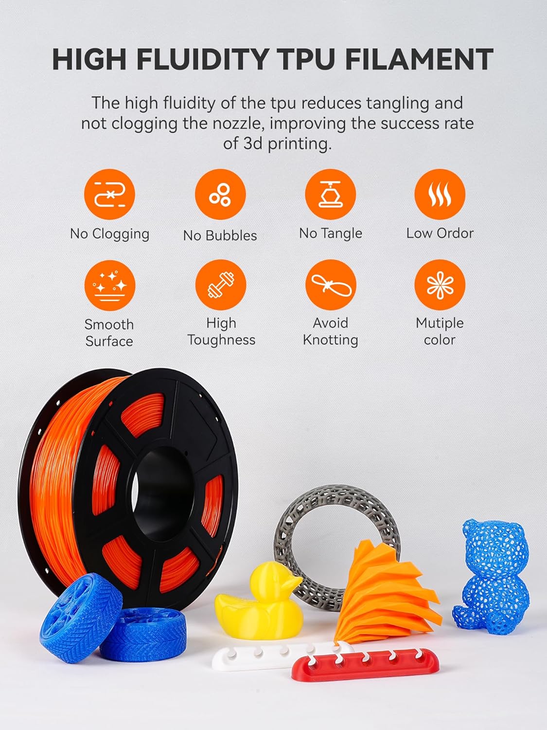 TPU Filament Flexible 3D Print - Tpu Flexible Filament recension och pris