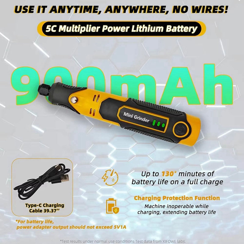 Cordless Mini Grinder Kit 3D P - 3D Printing Grinder recension och pris