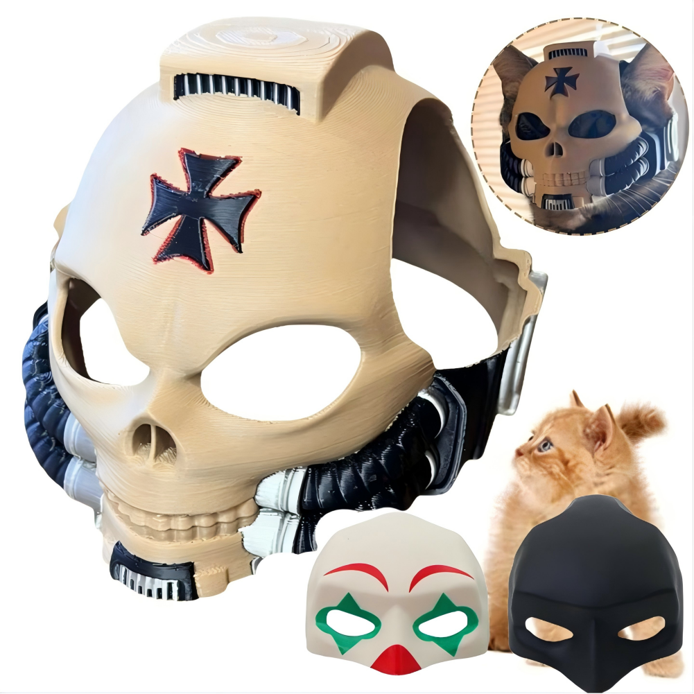 1/2/3PCS Cat Dog Helmet Costum - 3D Printing Foto recension och pris
