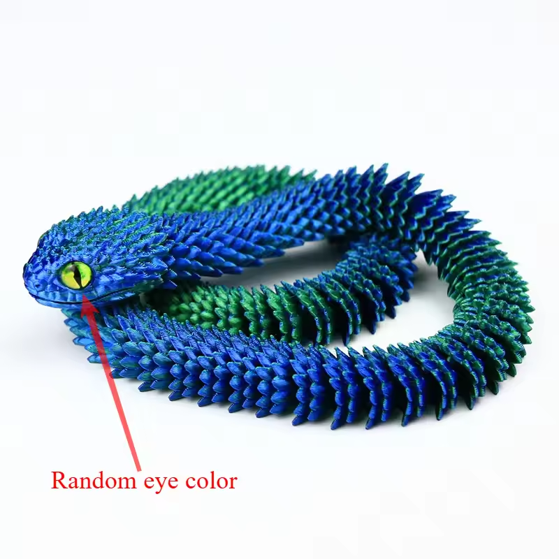 3D Printed Snake Movable Joint - 3D Printing Figure recension och pris