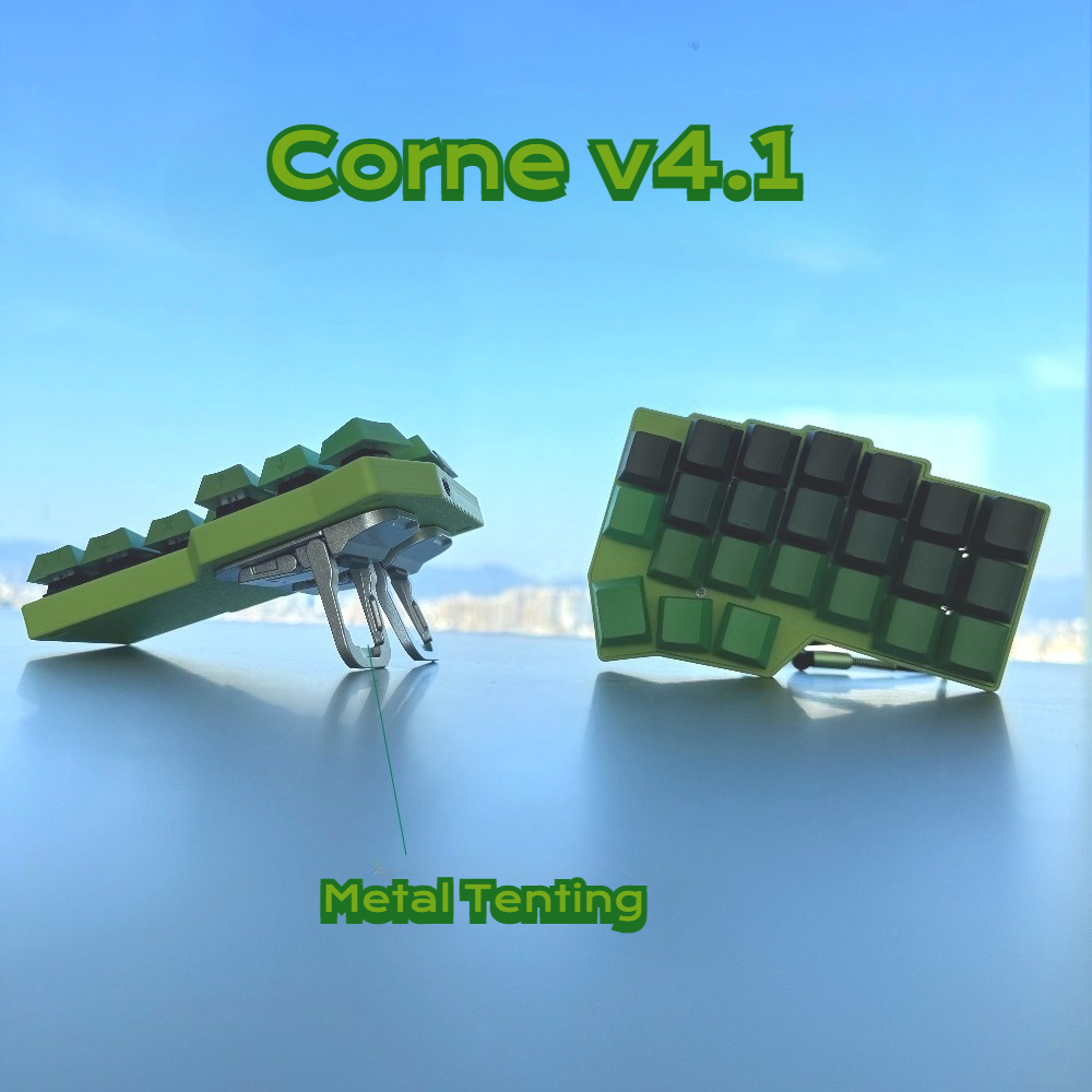 Tenting CorneV4.1 Spilt Keyboa - 3D Printing Keycaps recension och pris