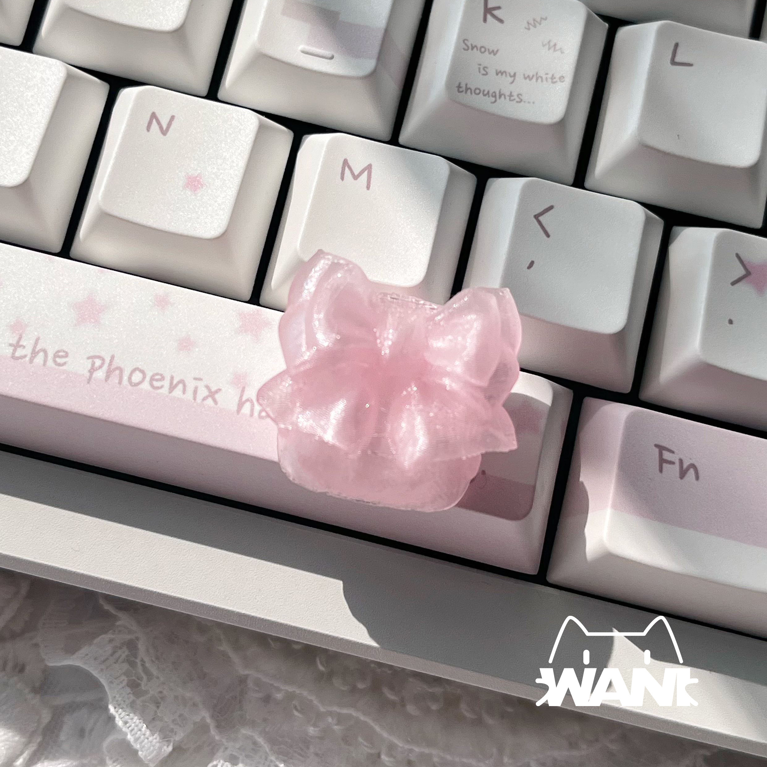 Silk Bow Themed Point Keycap 3 - 3D Printing Keycaps recension och pris