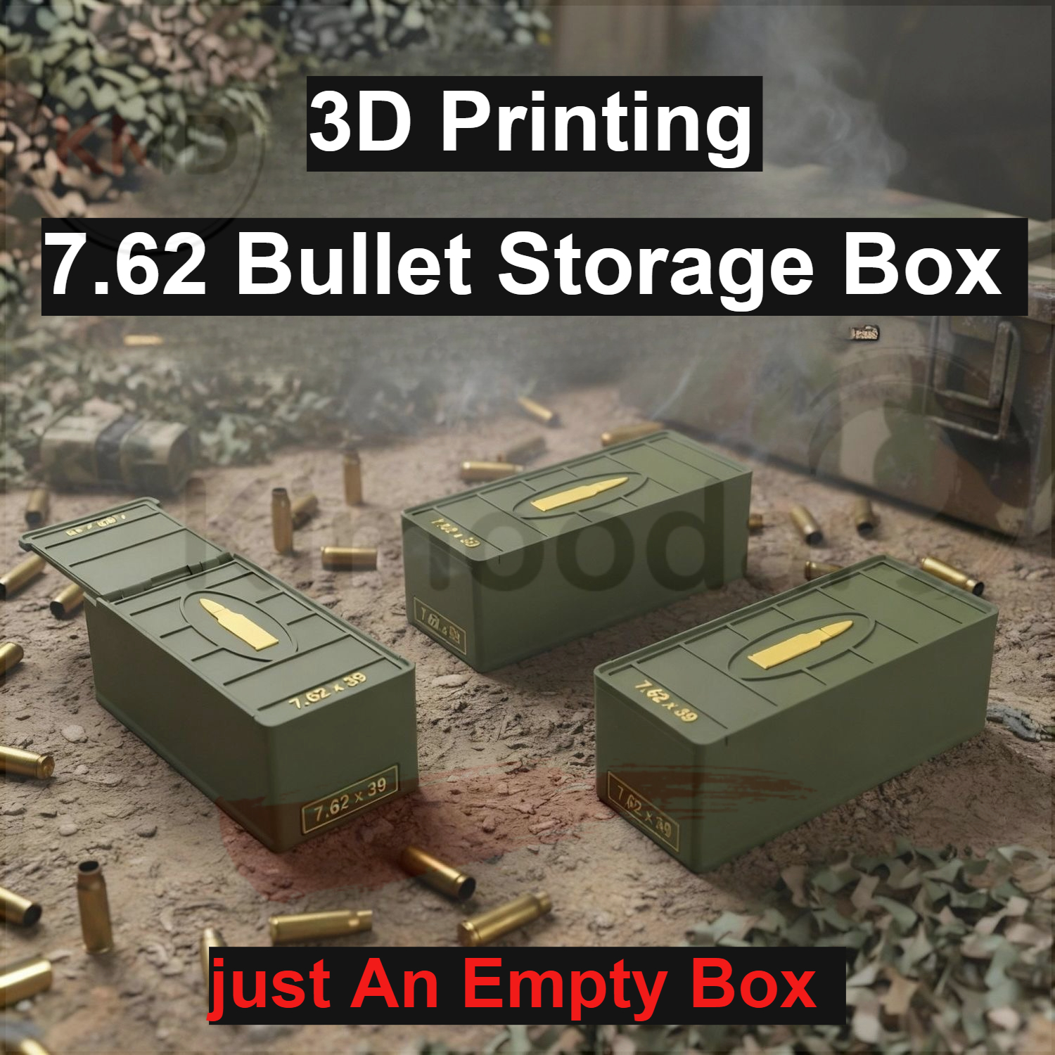 3D Printing 7.62 Bullet Storag - 3D Printing Enthusiast recension och pris