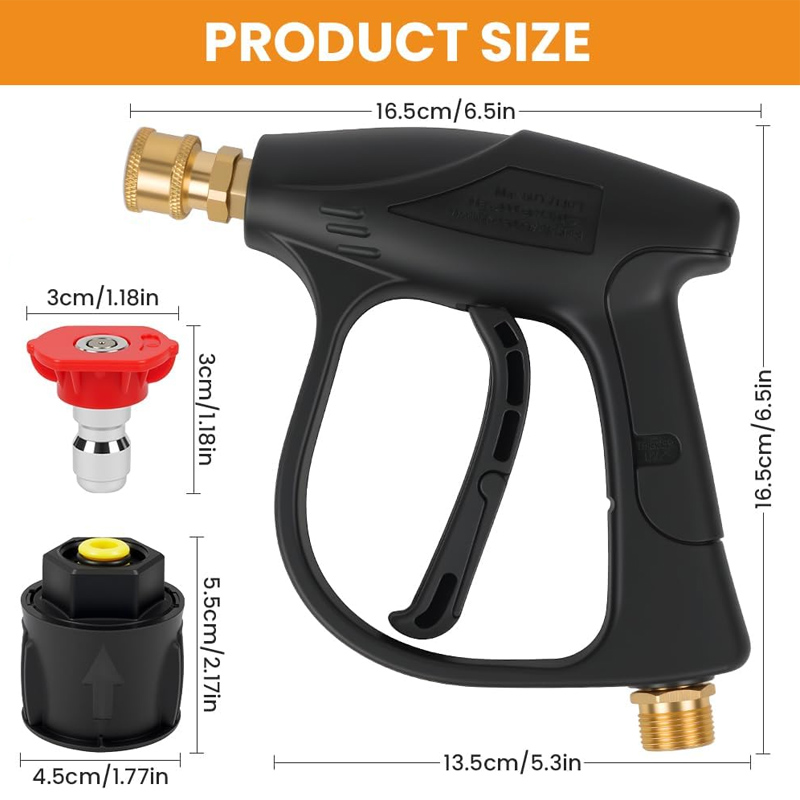 High Pressure Washer Gun with  - Nozzle Cleaning Kit recension och pris