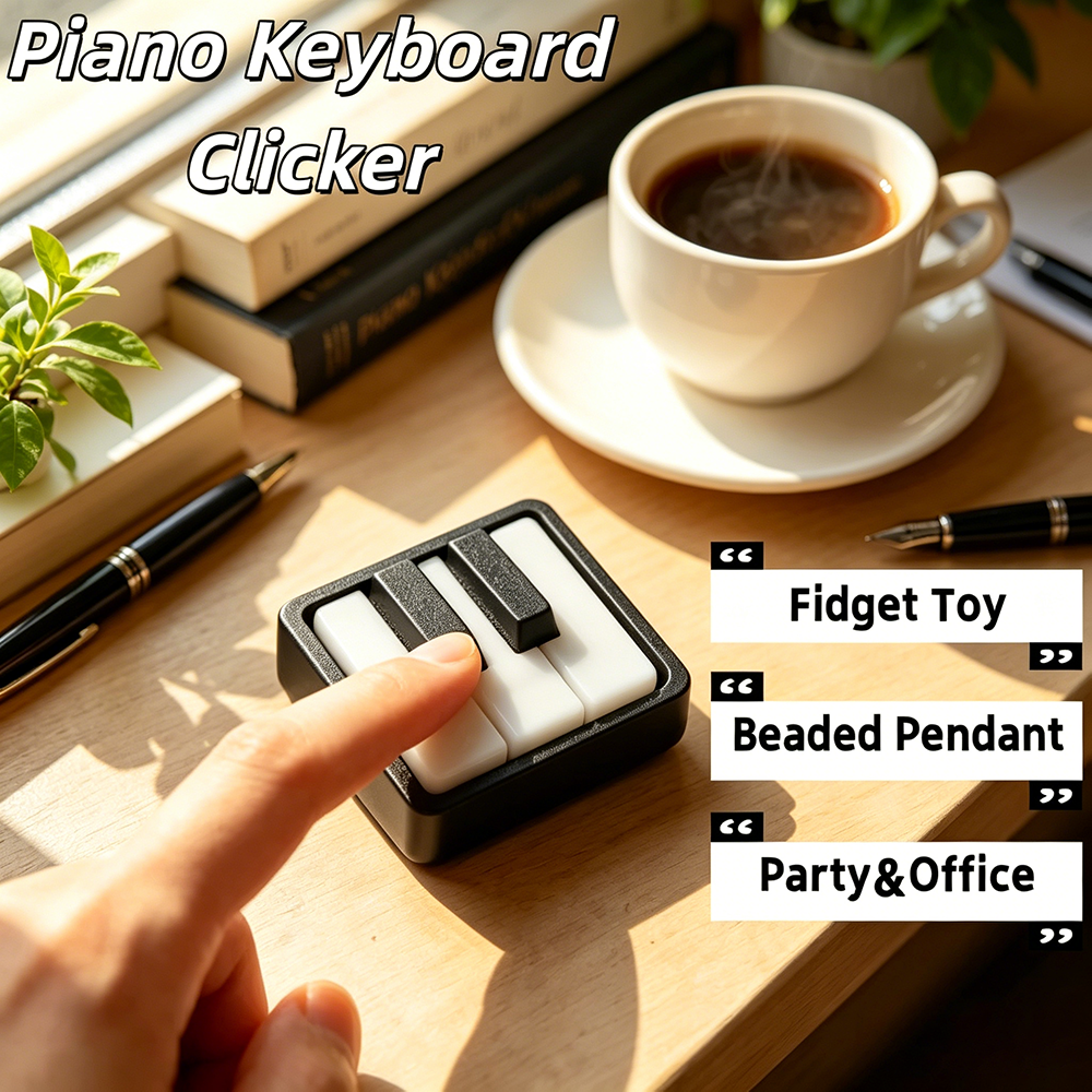 Mini Piano Keyboard Clicker 3D - 3D Printing Keyboard Keys recension och pris