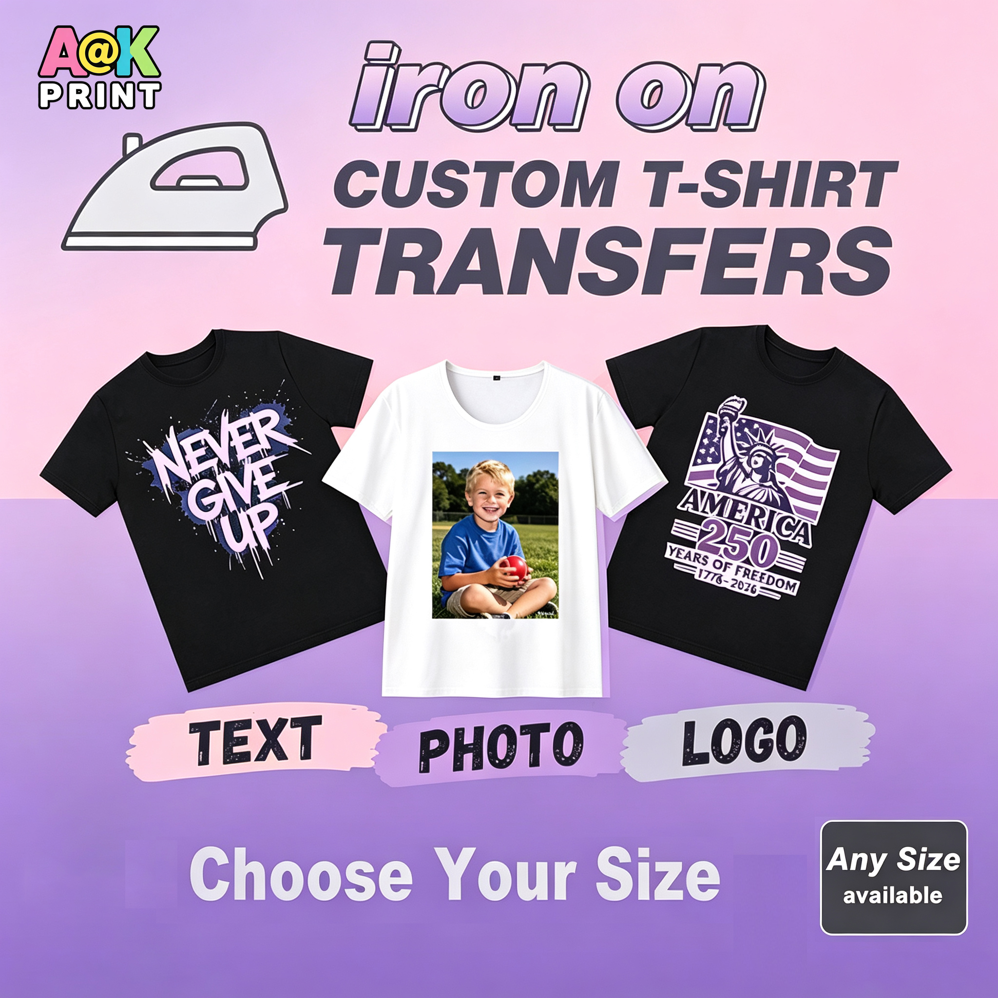 Custom Logo Or Photos Heat Tra - 3D Printing Foto recension och pris