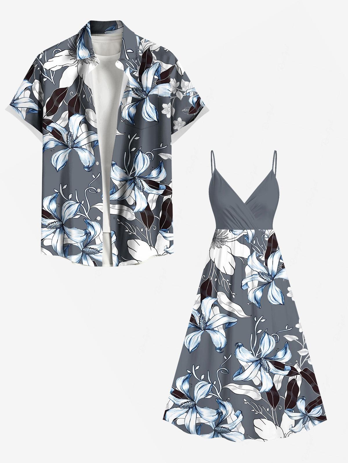Flowers Leaf Printed Plus Size - 3D Printing Service recension och pris