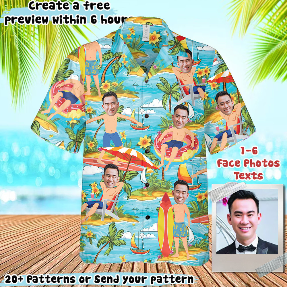 Personalized Photo Hawaiian Ca - 3D Printing Foto recension och pris