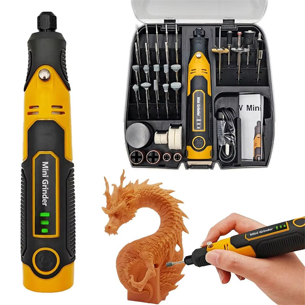AA25 Cordless Mini Grinder Kit - 3D Printing Grinder recension och pris