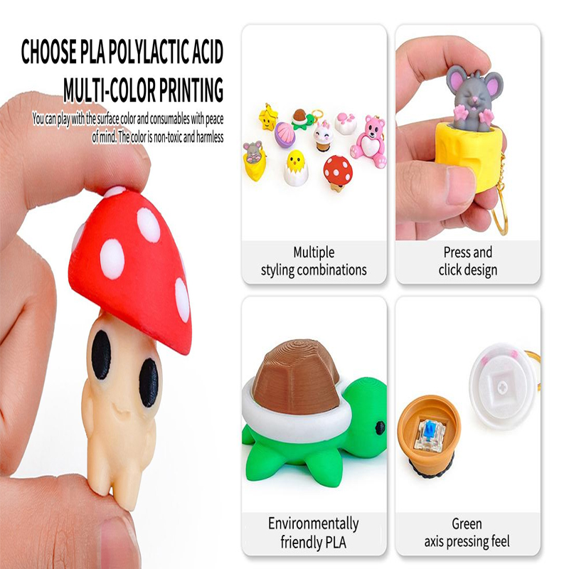 »Mushroom Turtle Keycap Press  - 3D Printing Keycaps recension och pris