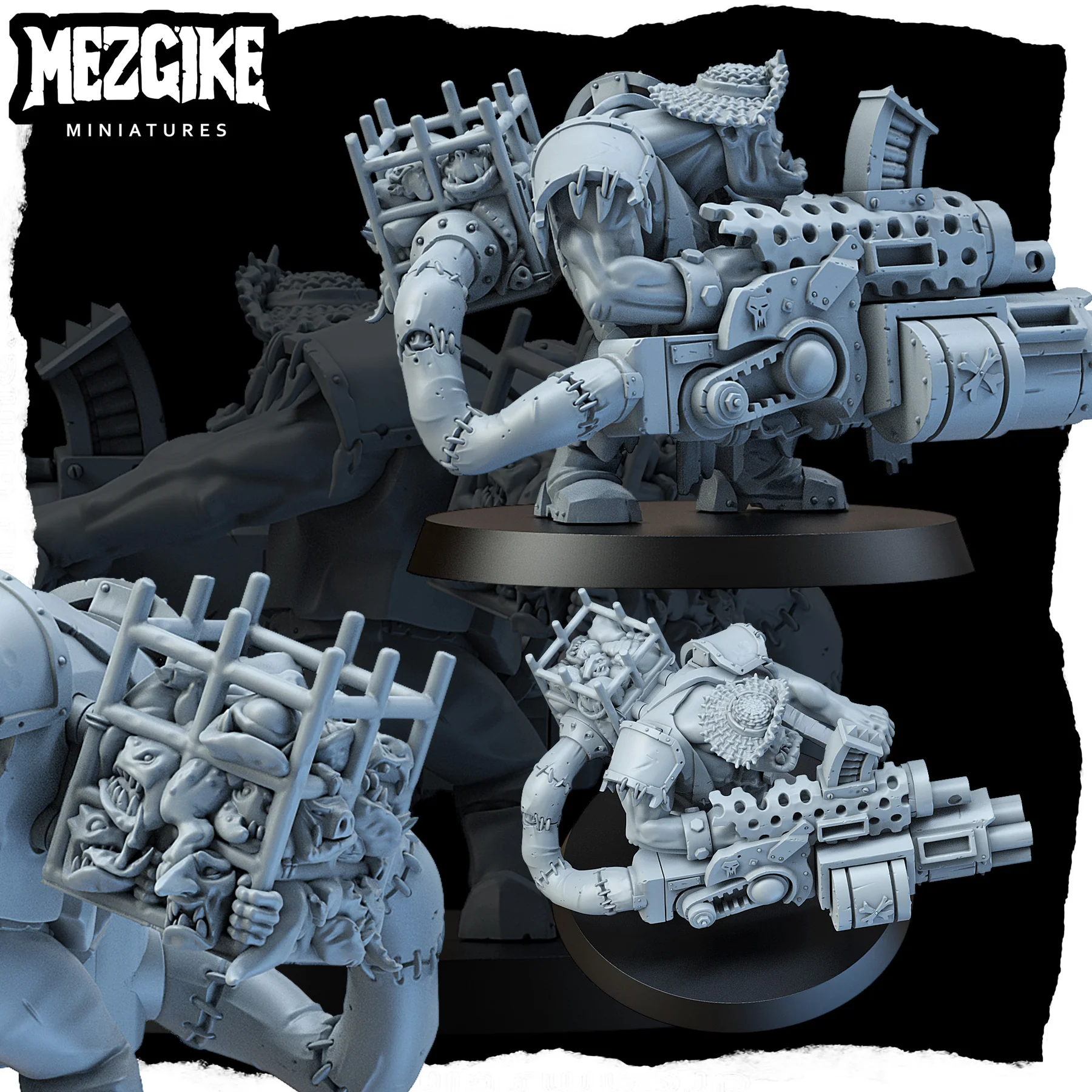 Orc Bots Gunners Miniature,  G - 3D Printing Figure recension och pris