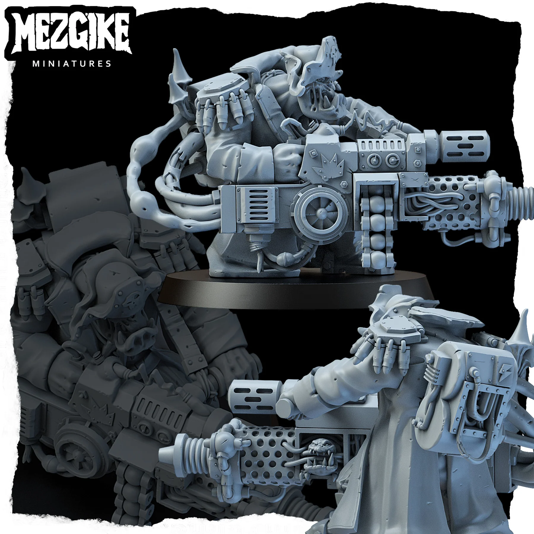 Orc Bots Gunners Miniature,  G - 3D Printing Figure recension och pris