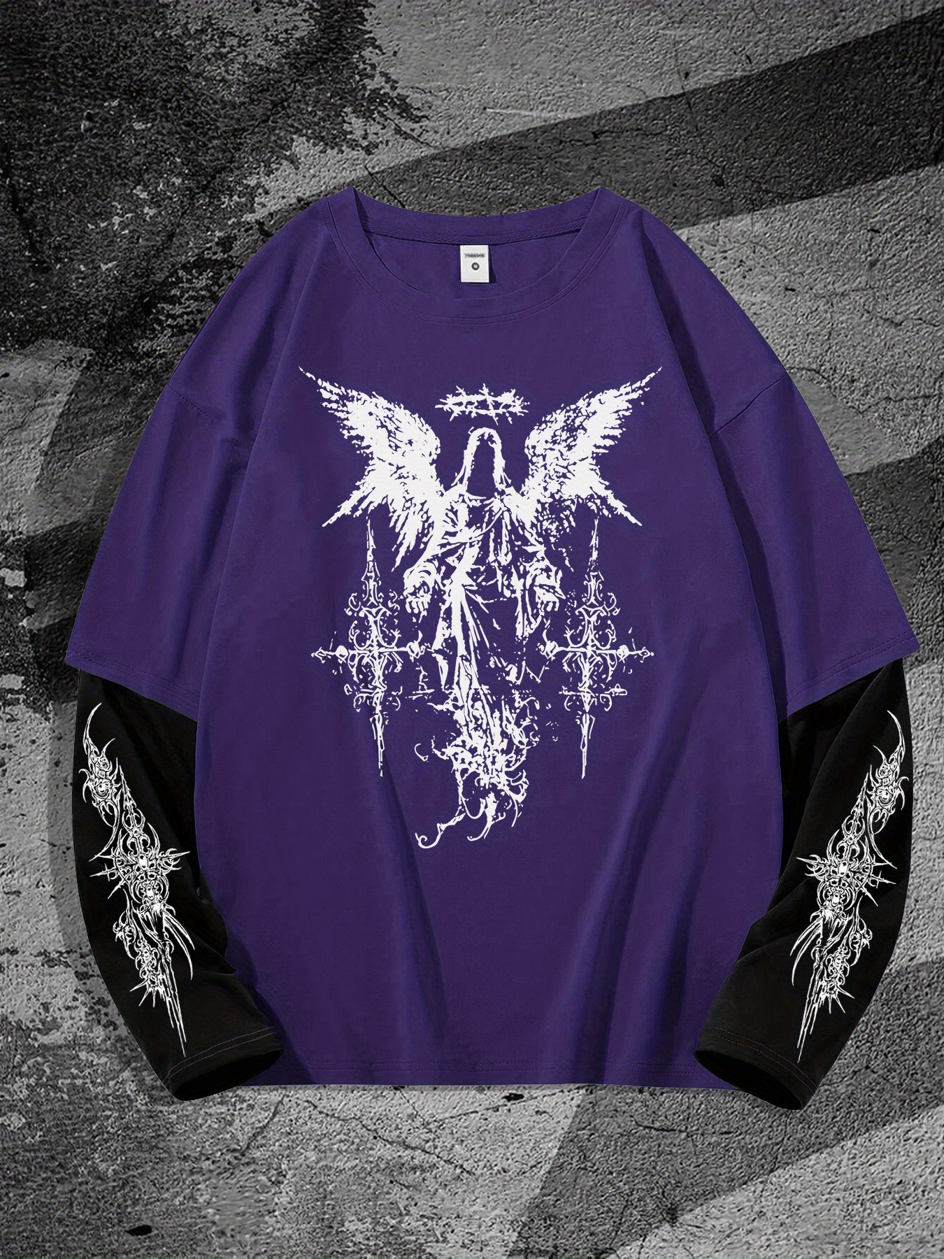 New men's long-sleeved T-shirt - 3D Printing Service recension och pris