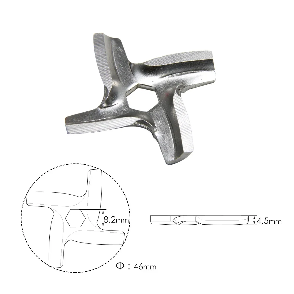 3pcs Meat Grinder Knife Mincer - 3D Printing Grinder recension och pris