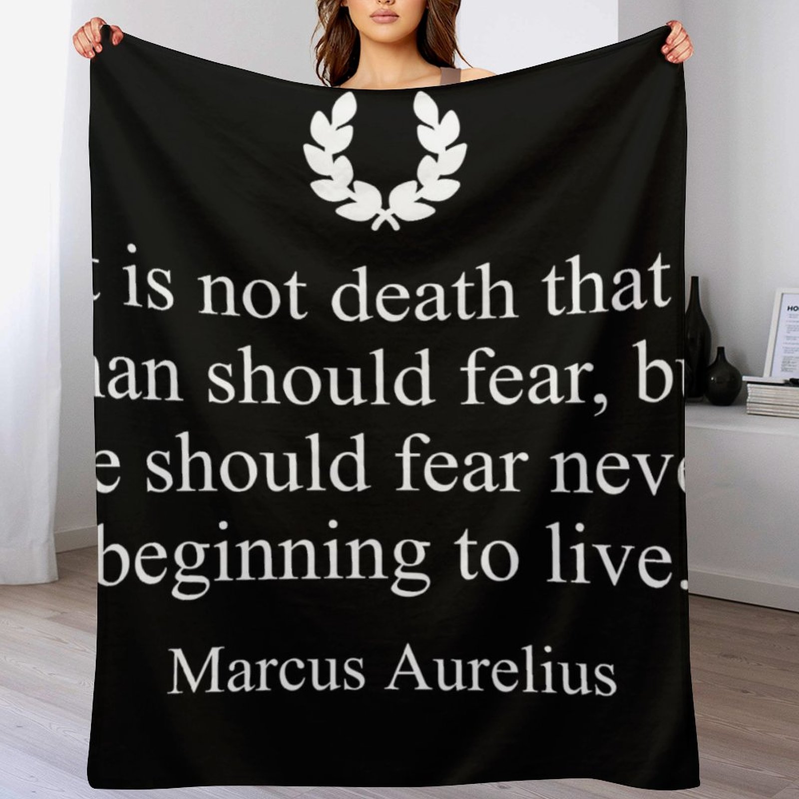 Stoicism Quote It is not death - 3D Printing Quotes recension och pris