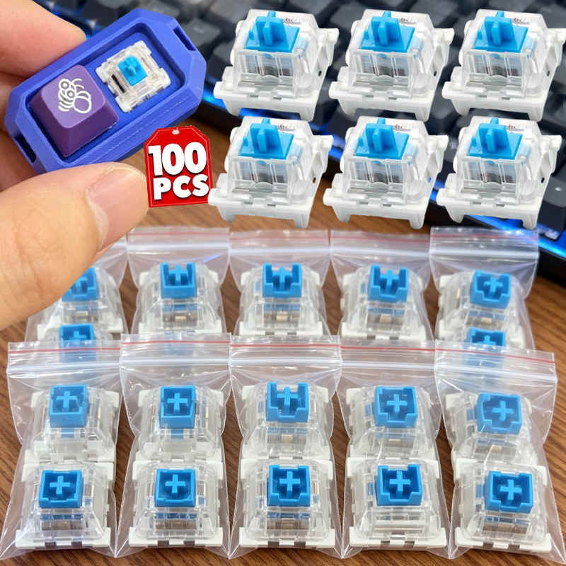 100pcs KeyBoard Mechanical Swi - 3D Printing Keyboard Keys recension och pris