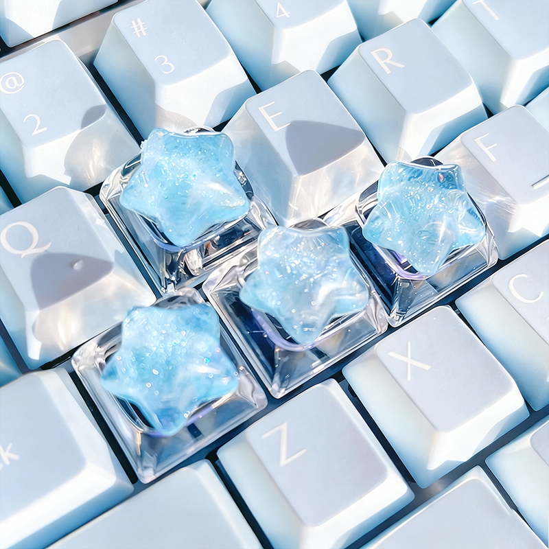 4pcs DIY Personalized Transpar - 3D Printing Keycaps recension och pris
